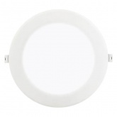 Светильник светодиодный ИЭК LED ДВО 1716 18Вт 4000К 1530Lm IP40 круг белый d140/D195x32mm