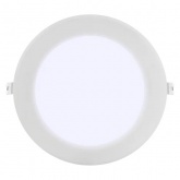 Светильник светодиодный ИЭК LED ДВО 1716 18Вт 6500К 1530Lm IP40 круг белый d135/D195x32mm