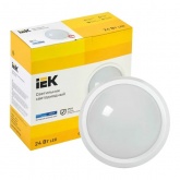 Светильник светодиодный ИЭК ДПО 5051 18Вт 6500К 1770Lm IP65 круг белый