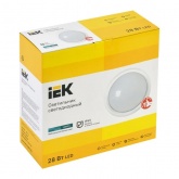 Светильник светодиодный ИЭК ДПО 5070 28Вт 4000К 2660Lm IP65 круг белый