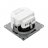 Механизм розетки EKF 2P+E 16А с USB-А и USB-C со шторками Эпика черный