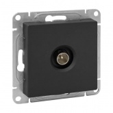 Механизм розетки EKF простой TV 5-862МГц Эпика черный