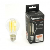 Лампа светодиодная филаментная Feron PRO LB-1116 A60 16W 4000K 175-265V E27 2580Lm холодный свет