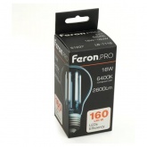Лампа светодиодная филаментная Feron PRO LB-1116 A60 16W 6400K 175-265V E27 2600Lm дневной свет