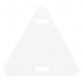 Бирка У-136 ЭРА кабельная маркировочная треугольник 52х55 мм белая [упаковка 50шт]