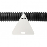 Бирка У-136 ЭРА кабельная маркировочная треугольник 52х55 мм белая [упаковка 50шт]