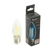 Лампа филаментная светодиодная свеча Feron PRO LB-1208 C35 8W 6400K 175-265V E27 1320Lm дневной свет