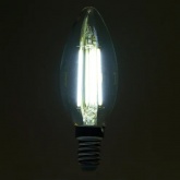 Лампа филаментная светодиодная свеча Feron PRO LB-1206 C35 6W 6400K 175-265V E14 1000Lm дневной свет