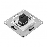 Механизм розетки EKF HDMI Эпика черный