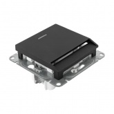 Механизм выключателя карточного с подсветкой EKF 10А Эпика черный