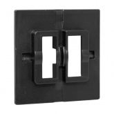 Пластина EKF переходная для 1 или 2х клавишного выключателя IP44 Эпика черный