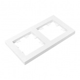 Рамка 2-местная EKF Эпика белый