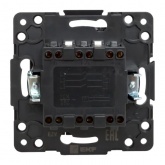 Механизм выключателя 3-клавишного EKF 10А Стокгольм черный