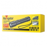 Фонарь Navigator NPT-CM20-ACCU алюминий 1LED 10W аккумулятор Li-ion 4,2V 1200mAh 3 режима работы