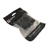 Механизм розетки EKF 2P+E 16А с защитными шторками Стокгольм черный