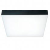 Светильник светодиодный накладной Feron AL267 12W 4000К 960Lm IP44 черный, квадратный