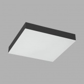 Светильник светодиодный накладной Feron AL267 18W 6400К 1440Lm IP44 черный, квадратный