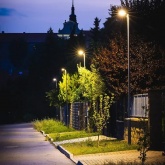 Консольный светодиодный светильник Foton FL-LED Street 30W 4000K 3000Lm серый d40-65mm 360x100x30mm