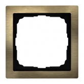 Рамка Systeme Electric ArtGallery Pure 1 пост металл, латунь