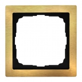 Рамка Systeme Electric ArtGallery Pure 1 пост металл, золото
