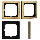 Рамка Systeme Electric ArtGallery Pure 1 пост металл, золото