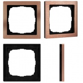 Рамка Systeme Electric ArtGallery Pure 1 пост металл, медь