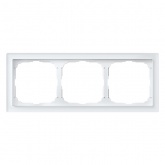 Рамка Systeme Electric ArtGallery Pure 3 поста органическое стекло, белый