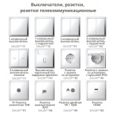 Рамка Systeme Electric ArtGallery Pure 1 пост органическое стекло, алюминий