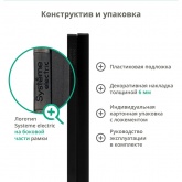 Рамка Systeme Electric ArtGallery Pure 3 поста органическое стекло, алюминий