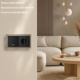 Рамка Systeme Electric ArtGallery Pure 2 поста органическое стекло, шампань