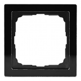 Рамка Systeme Electric ArtGallery Pure 1 пост органическое стекло, черный