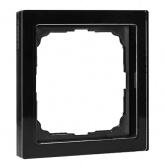 Рамка Systeme Electric ArtGallery Pure 1 пост органическое стекло, черный
