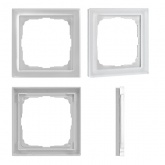 Рамка Systeme Electric ArtGallery Pure 1 пост органическое стекло, белый