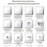 Рамка Systeme Electric ArtGallery Pure 1 пост матовое органическое стекло, черный