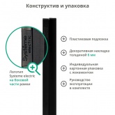 Рамка Systeme Electric ArtGallery Pure 5 постов матовое органическое стекло, черный