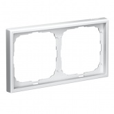 Рамка Systeme Electric ArtGallery 2 поста белая