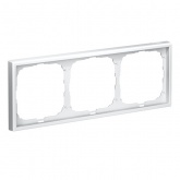 Рамка Systeme Electric ArtGallery 3 поста белая