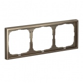 Рамка Systeme Electric ArtGallery 3 поста мокко