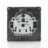 Розетка SE ArtGallery 2P+E 16А быстрозажимные клеммы шторки крышка IP44 белая