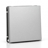 Одноклавишный переключатель Systeme Electric ArtGallery 10A IP44 алюминий