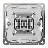 Одноклавишный переключатель SE ArtGallery 10А IP44 быстрозажимные клеммы карбон