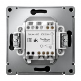 Одноклавишный переключатель SE ArtGallery 10А IP44 быстрозажимные клеммы карбон