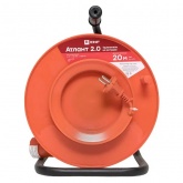 Удлинитель на катушке EKF PROxima Атлант 2.0, 1 гнездо 20м без заземления ПВС 2*0,75 6А/1,3кВт