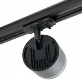 Светильник Feron AL163 трековый однофазный на шинопровод под лампу GX53 15W 230V IP40 черный