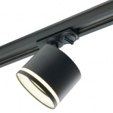 Светильник Feron AL163 трековый однофазный на шинопровод под лампу GX53 15W 230V IP40 черный