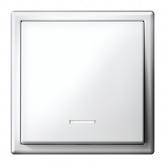 Одноклавишный выключатель с подсветкой SE ArtGallery 10А белый