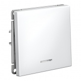 Одноклавишный выключатель с подсветкой SE ArtGallery 10А белый