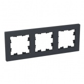 Рамка 3-местная EKF Эпика графит