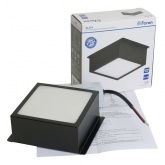 Светильник светодиодный Feron AL254 12W 6500K 960Lm 110° черный, грильято 89x89 мм с драйвером