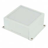 Светильник светодиодный Feron AL254 12W 4000K 960Lm 110° белый, грильято 89x89 мм с драйвером